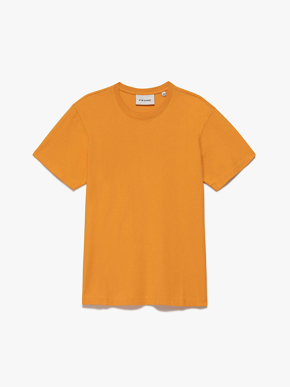 FRAME Logo Tee in Clementine