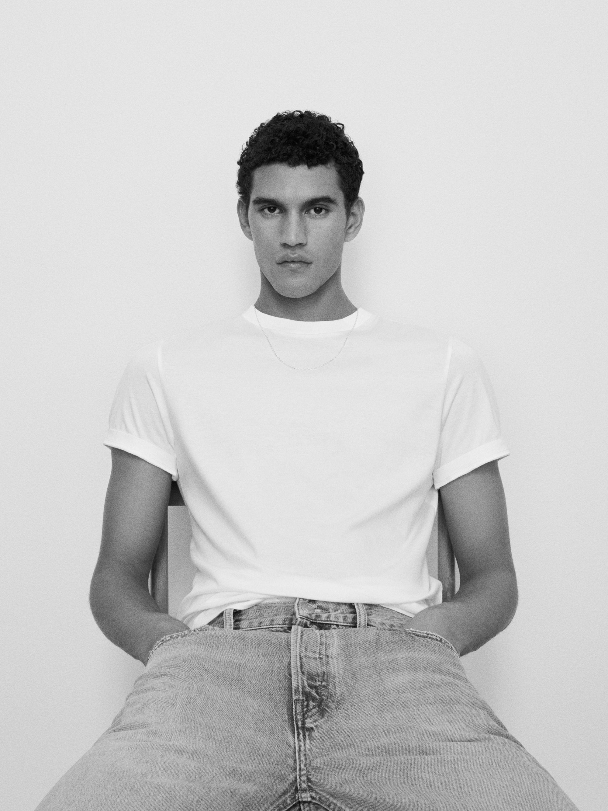 S/S LIGHT COTTON TEE WHITE