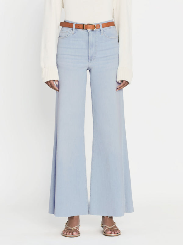 LE PALAZZO CROPPED COTTON JEANS