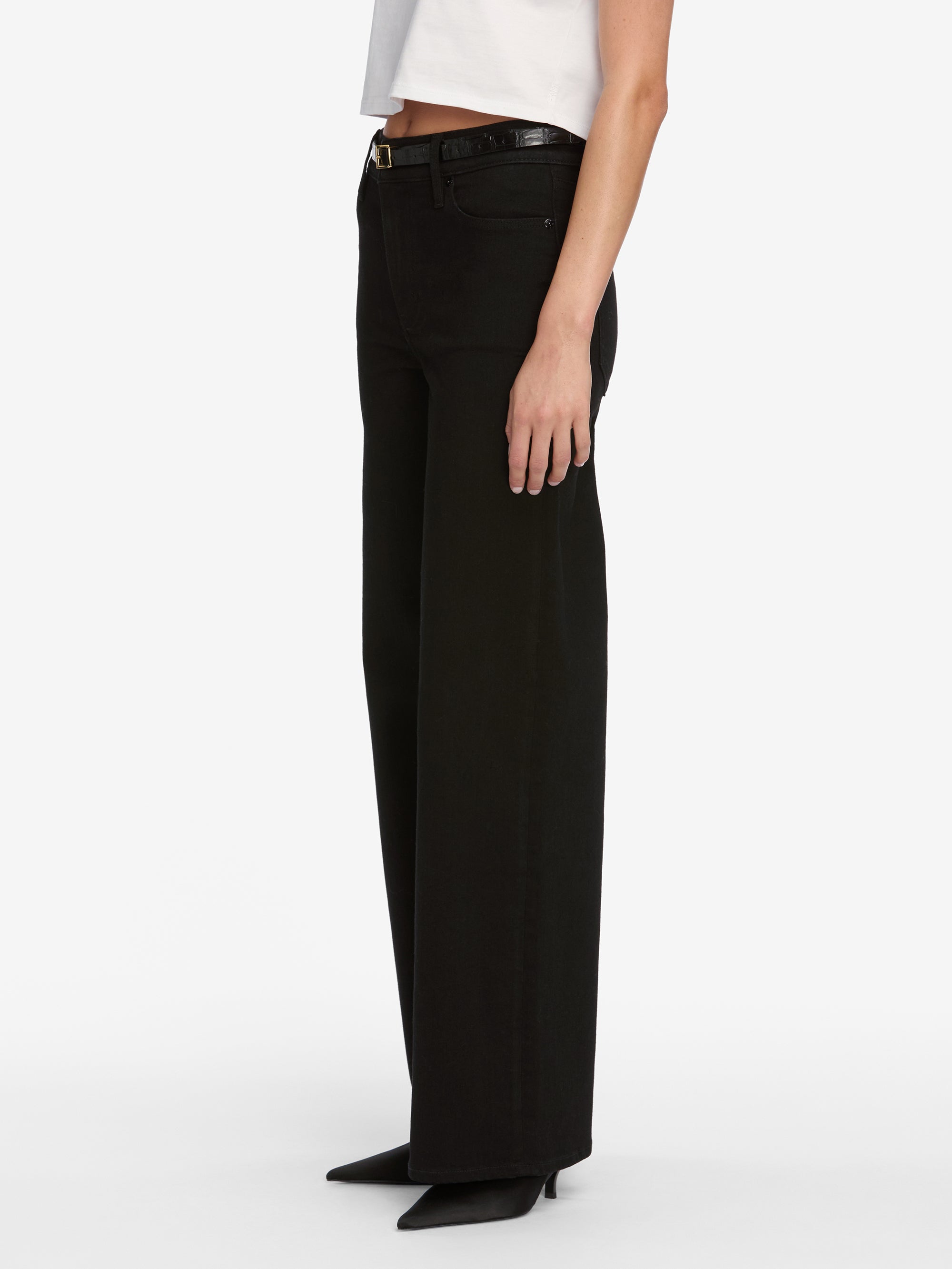 PIXIE LE SLIM PALAZZO BLACK