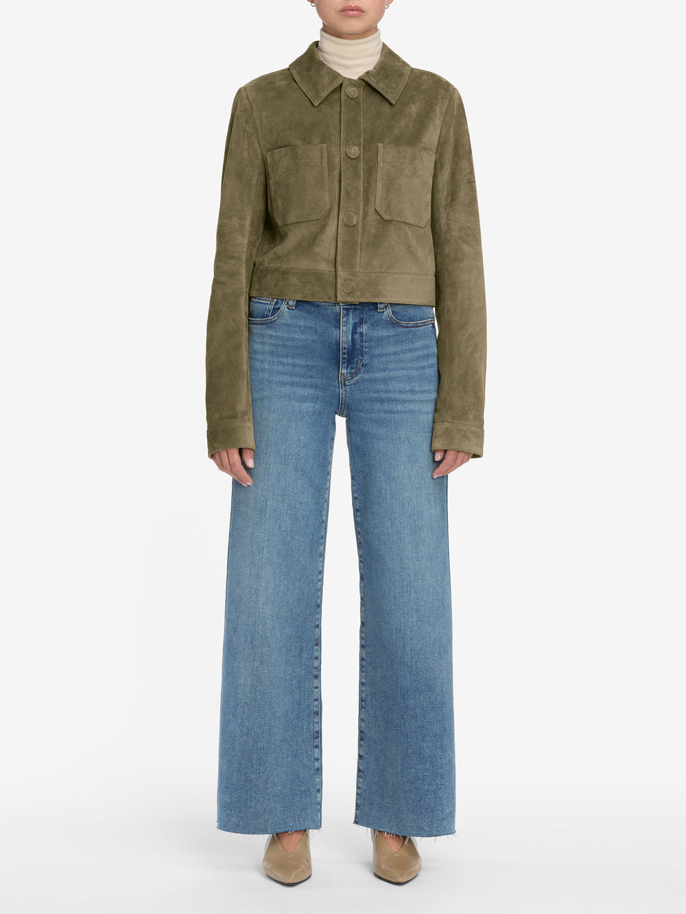 jeans full front view