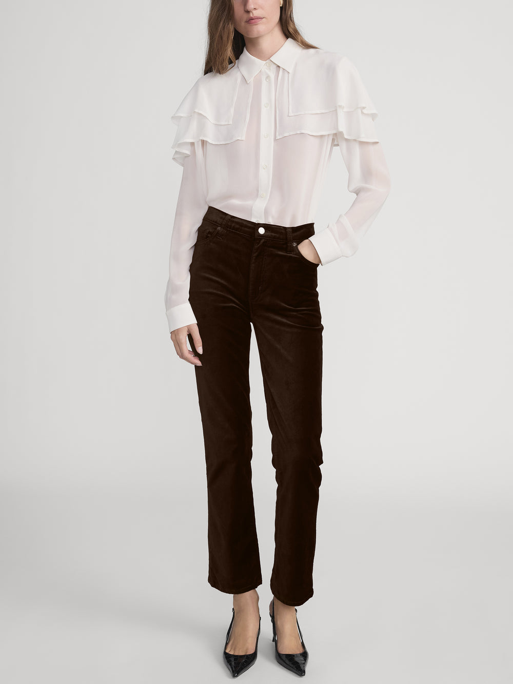 jeans full front view