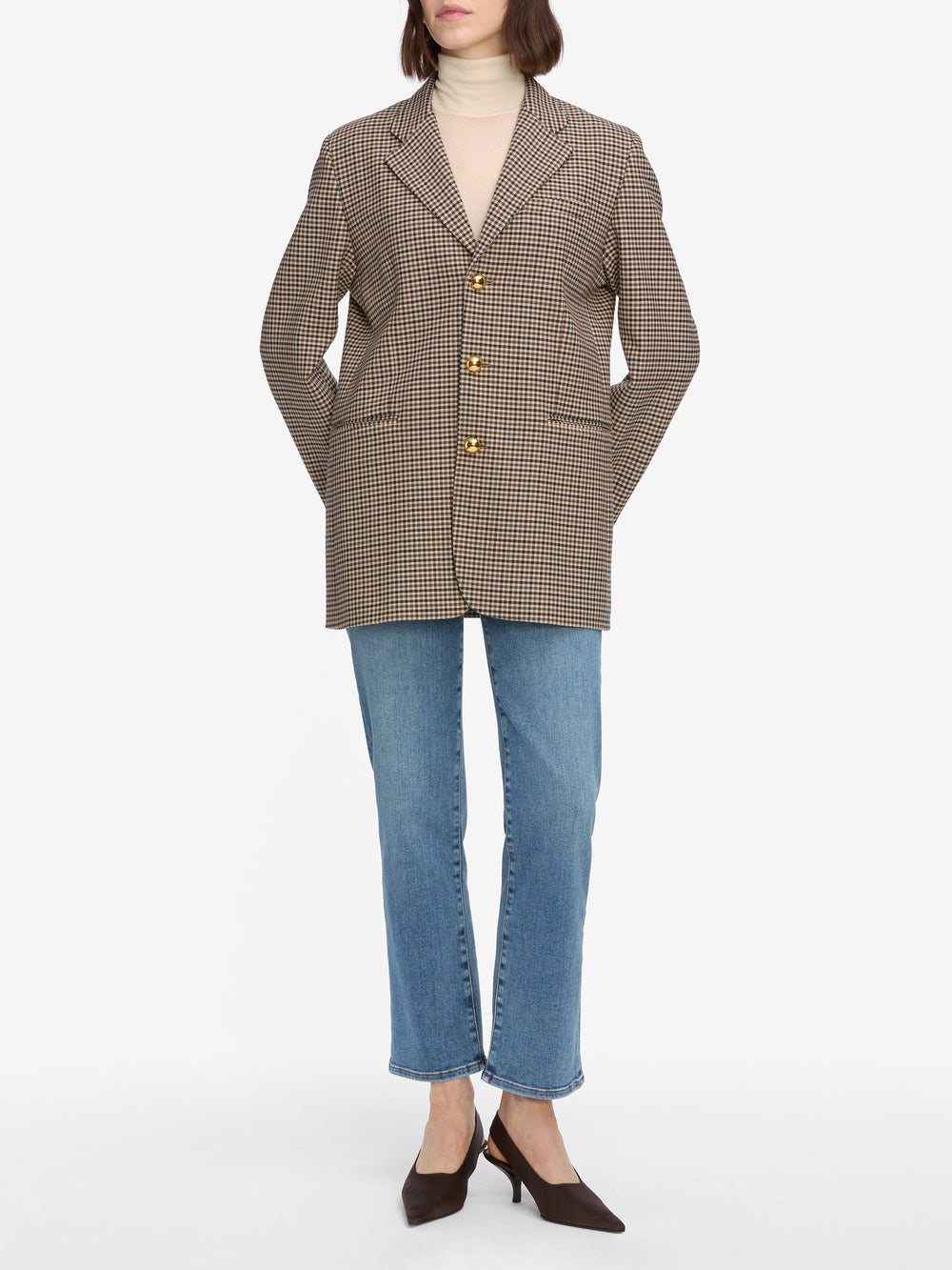 jeans full front view