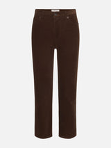 Le Sleek Straight Corduroy -- Bitter Chocolate