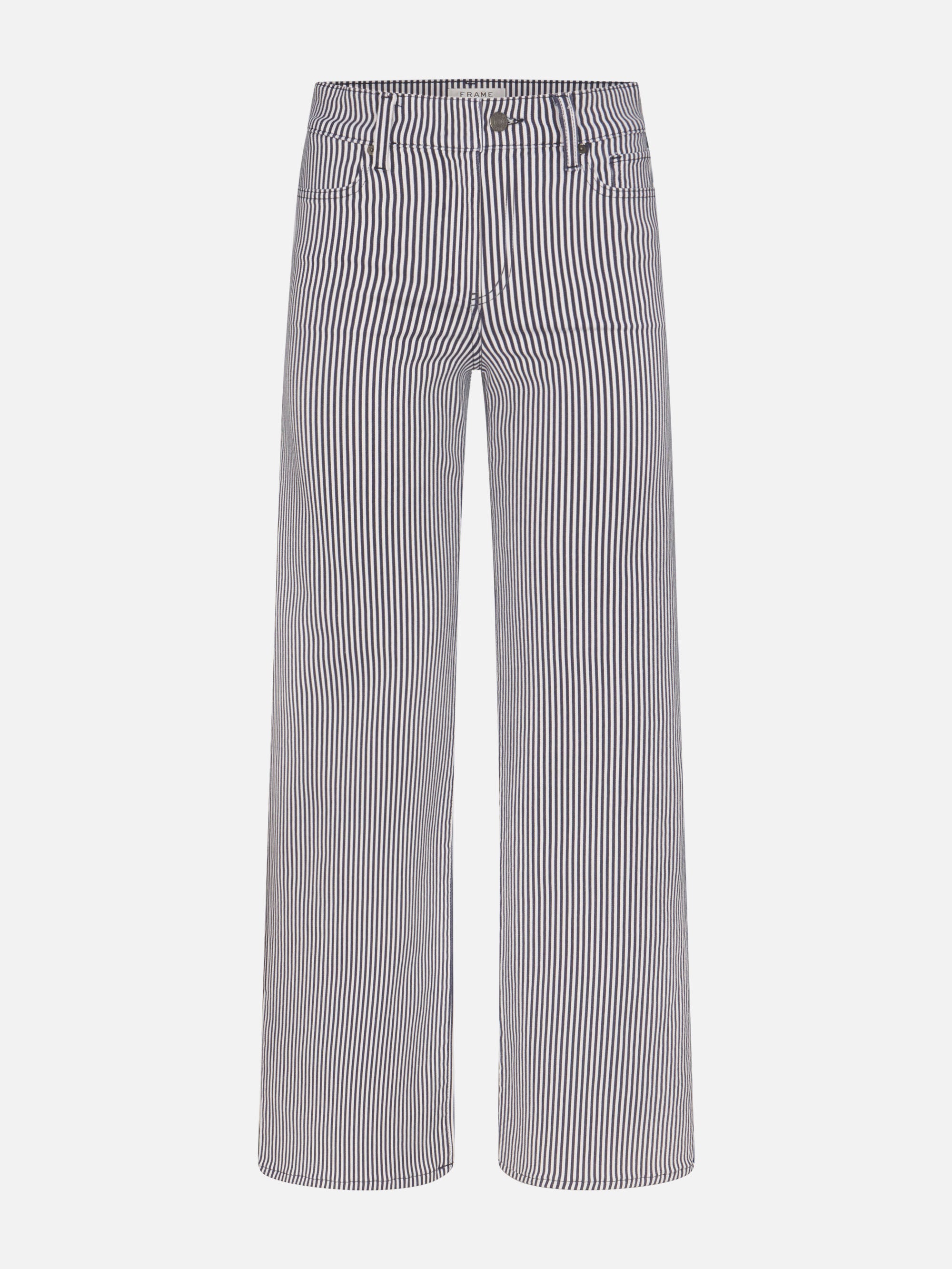 LE SLIM PALAZZO NAVY STRIPE