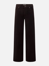The Velvet Slim Palazzo -- Fudge