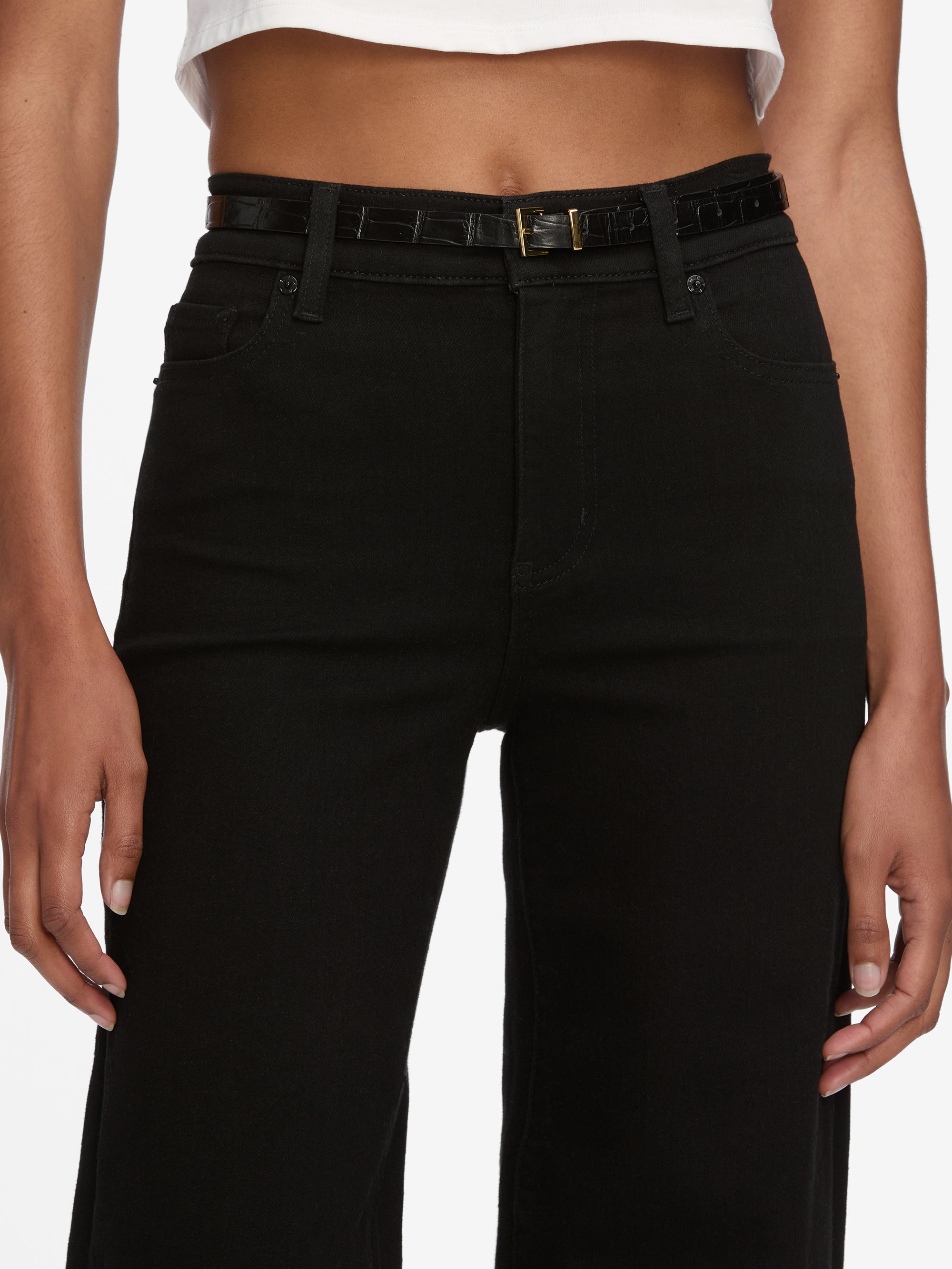 LE SLIM PALAZZO BLACK