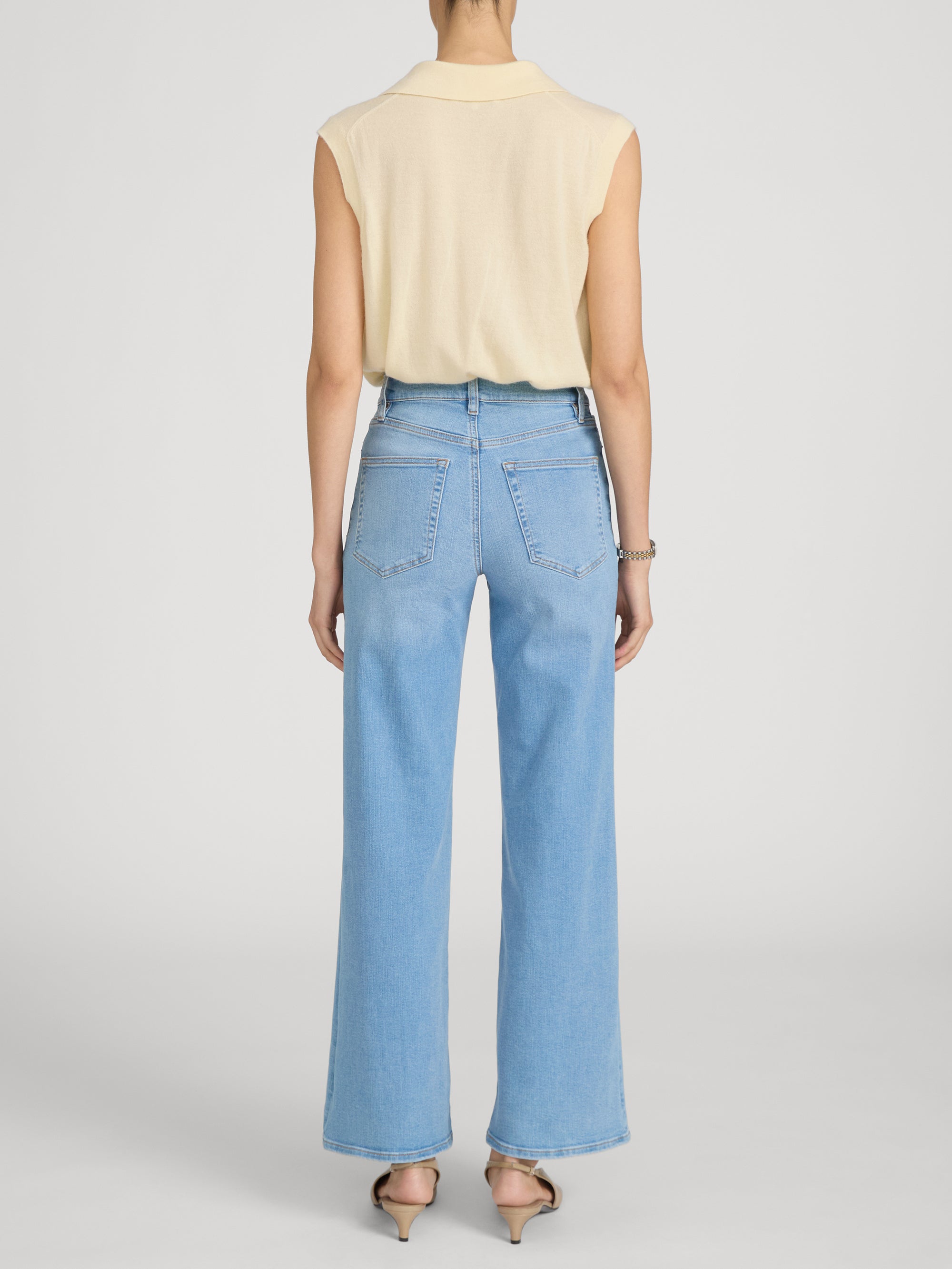 Jean on model back 
