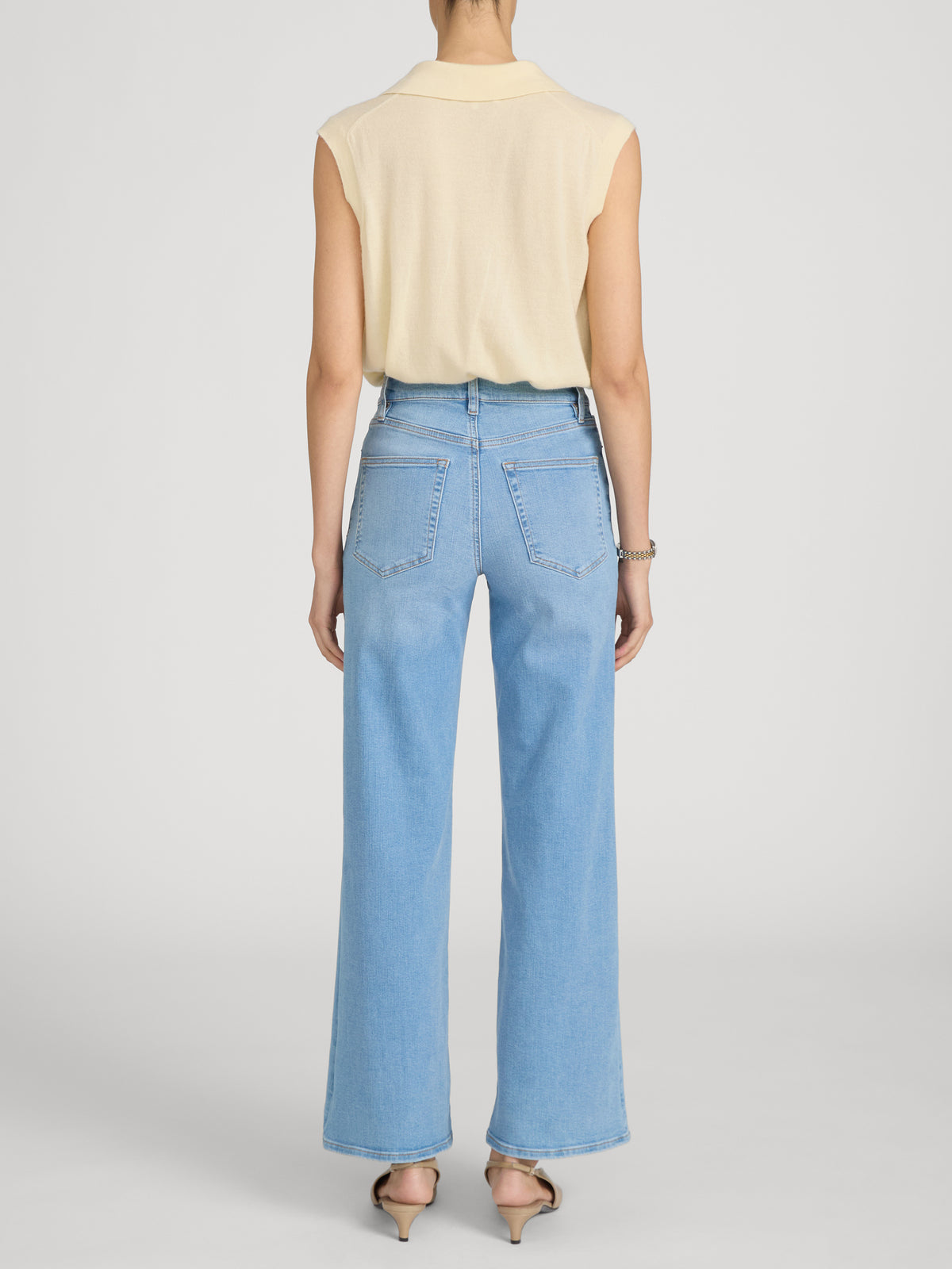 Jean on model back 