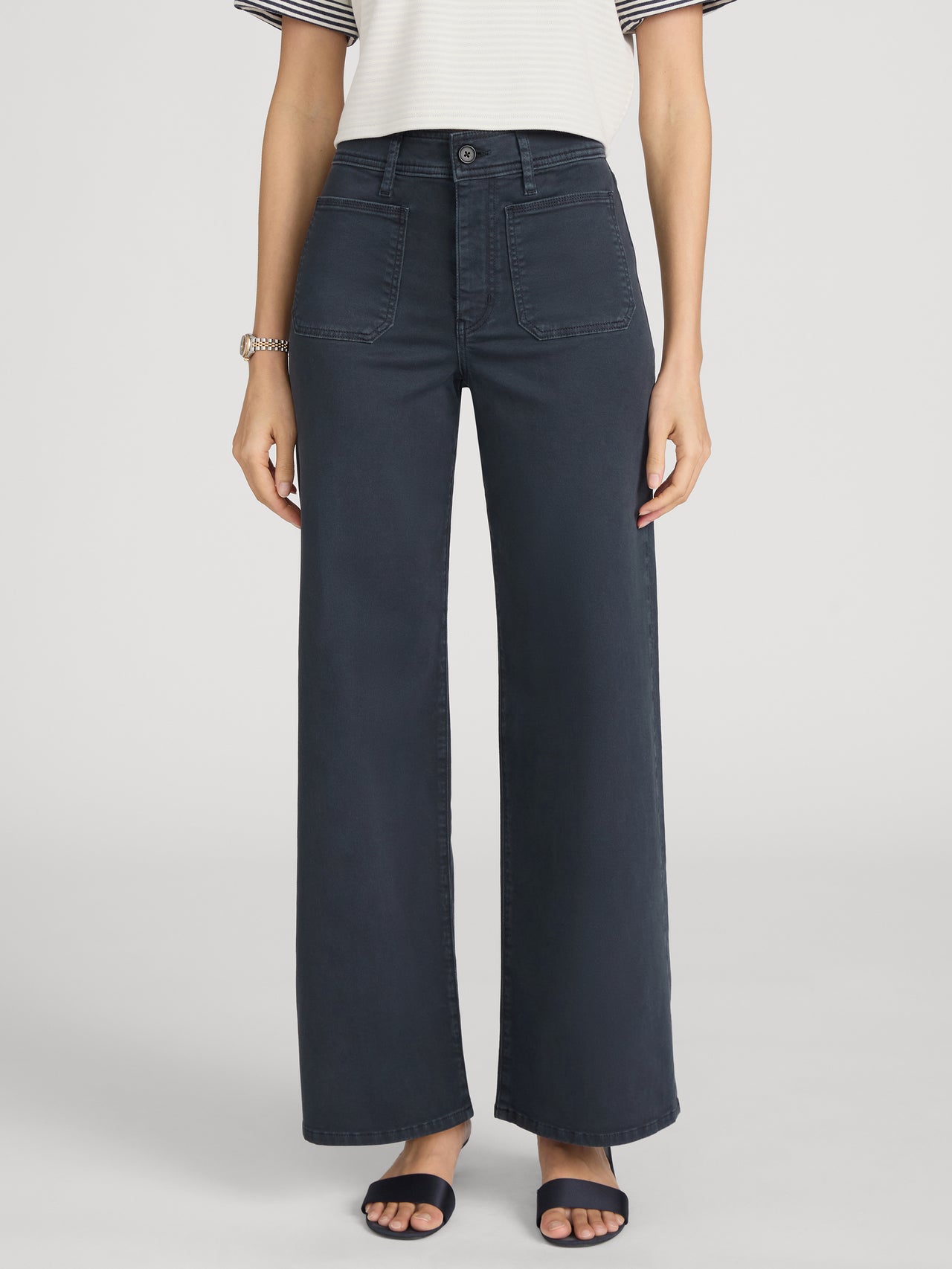 Pant on model front crop 