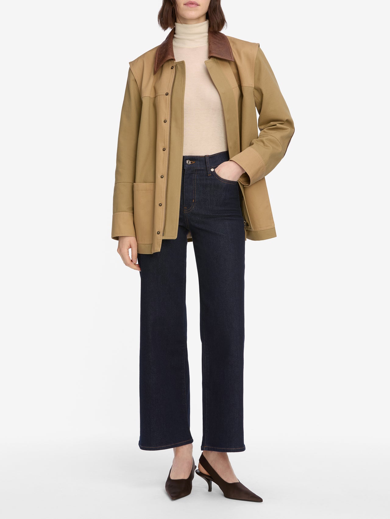Le Slim Palazzo Crop -- Rinse