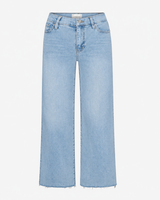 Le Slim Palazzo Crop -- Honeymoon Raw Fray