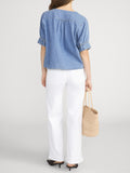 Le Slim Palazzo Modernist Pocket -- White