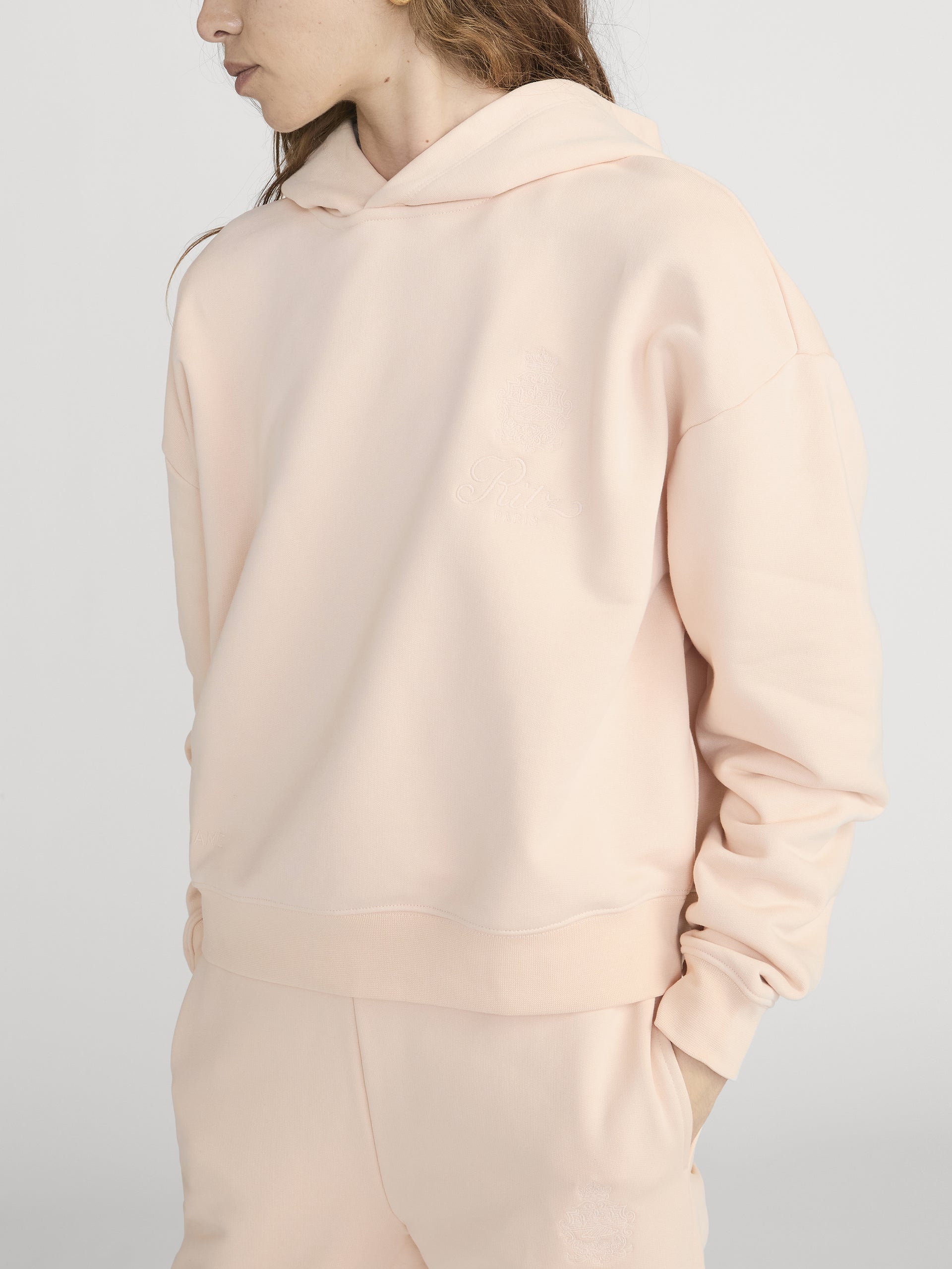 Ritz Sweatshirt Side On Model 