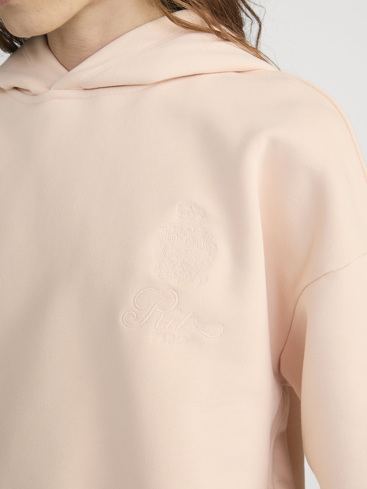 Ritz Sweatshirt Detail On Model 