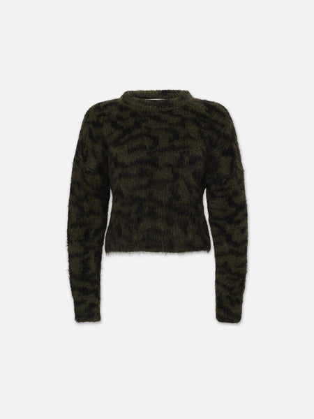 Abstract Jacquard Crew in Surplus Multi – FRAME