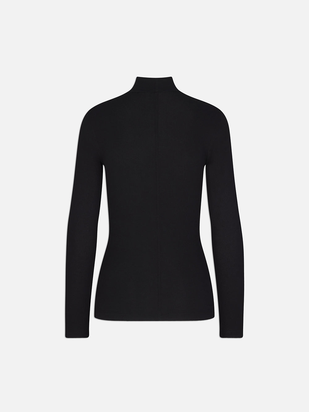 RIB TURTLENECK BLACK