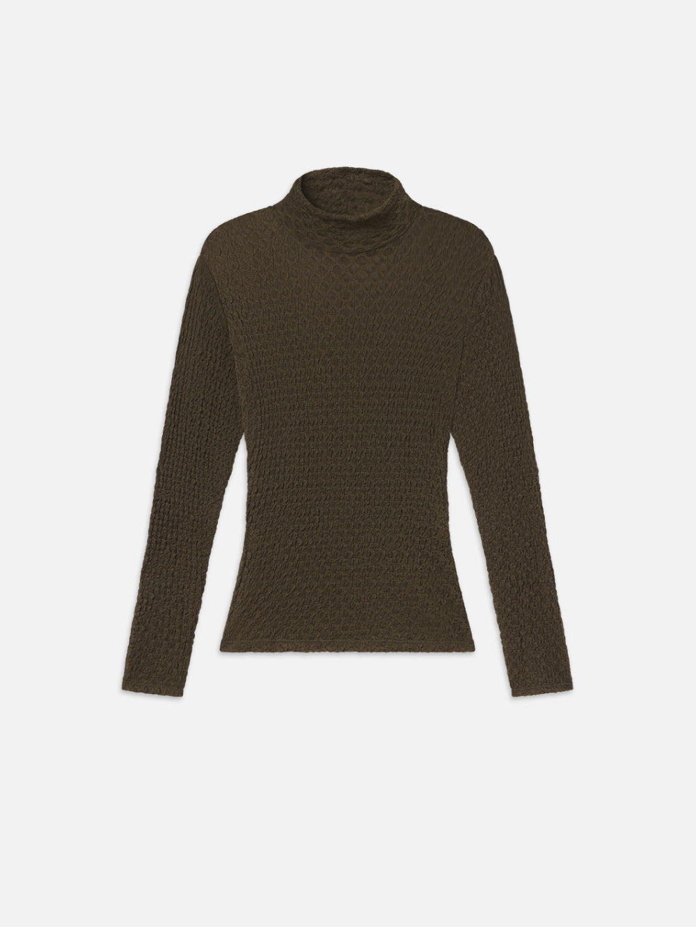 Tactleneck MESH LACE TURTLENECK RICH MILITARY – FRAME