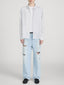 Pyjama Shirt -- White Stripe