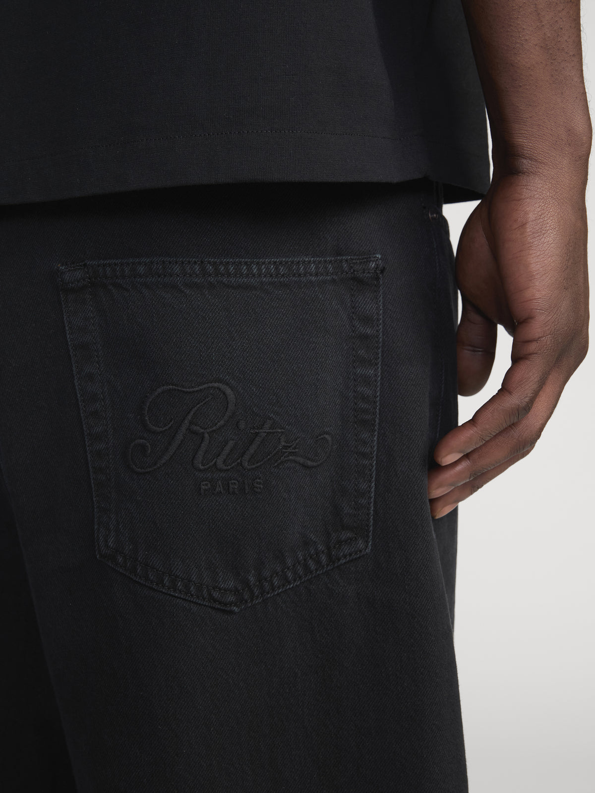 Ritz Jean On Model Detail Back 