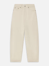 Canvas Baggy Jean -- Off White