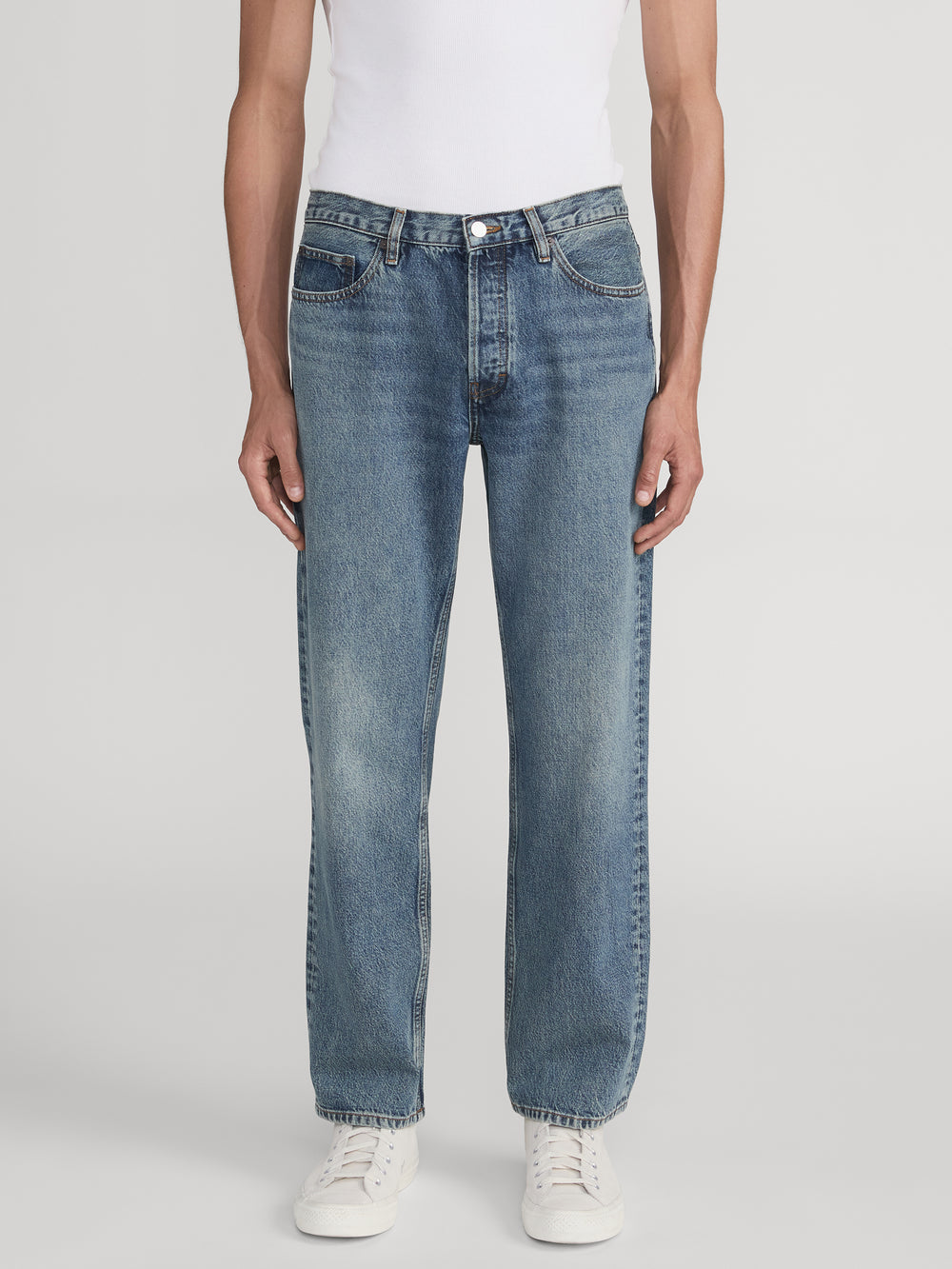 jeans full front view