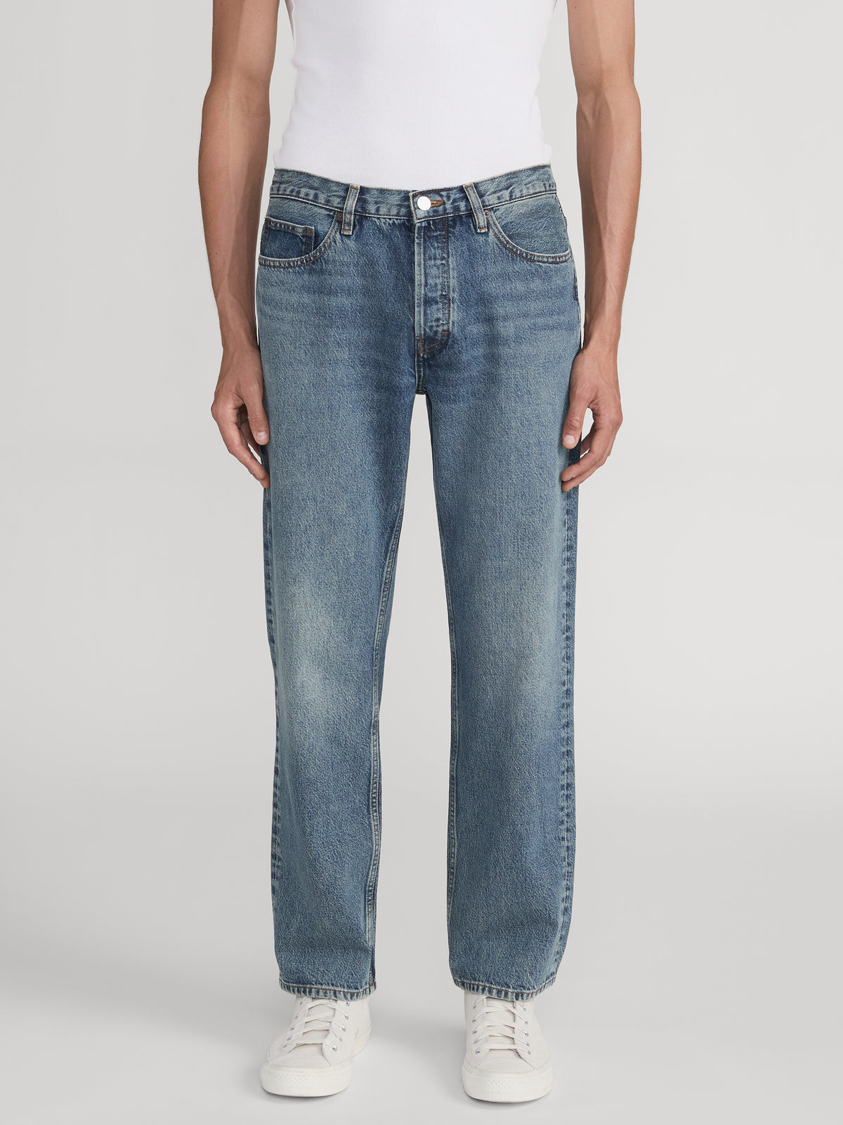 jeans full front view