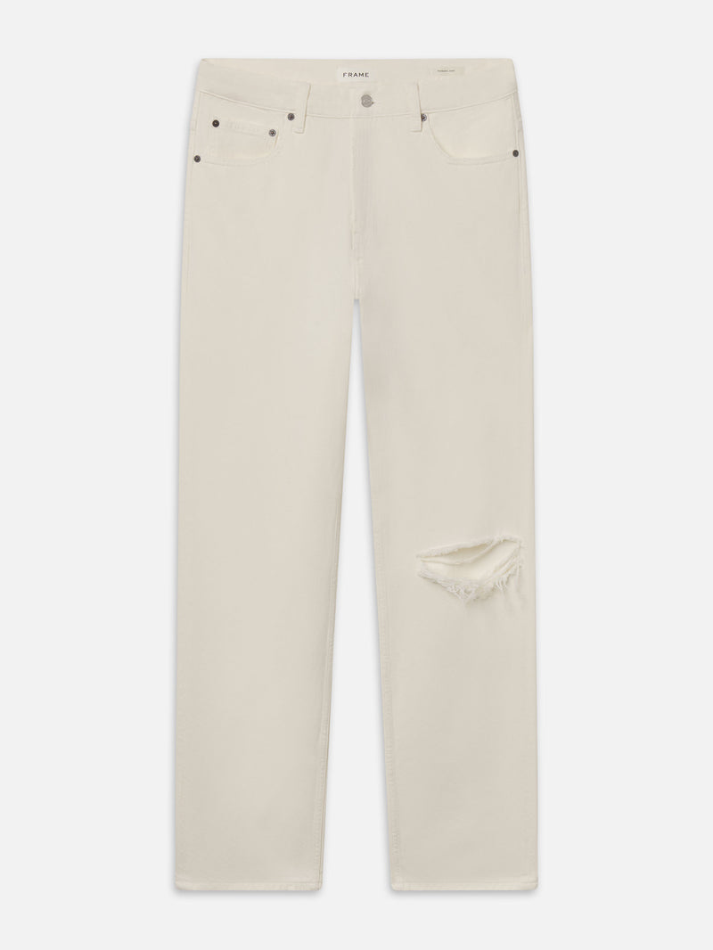 Relaxed Jean -- Off White Rips