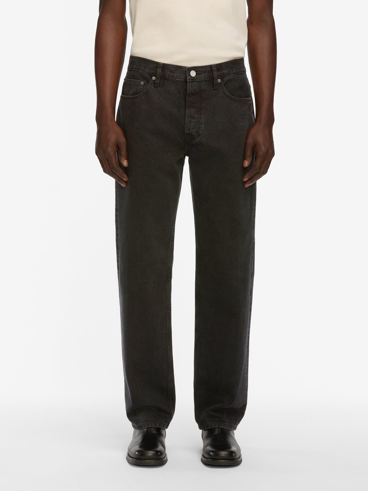 jeans full front view