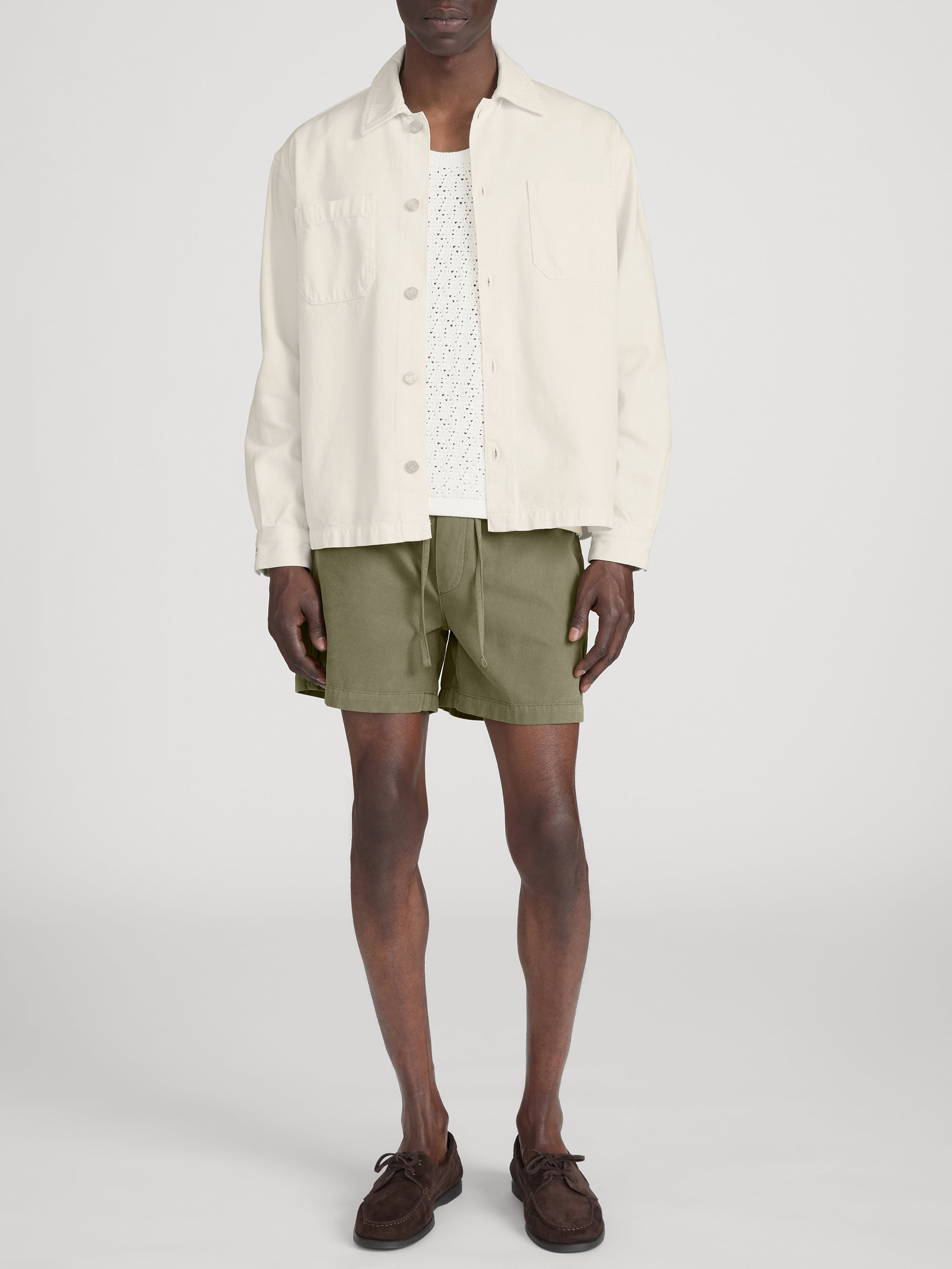Lightweight Shirt Jacket -- Natural