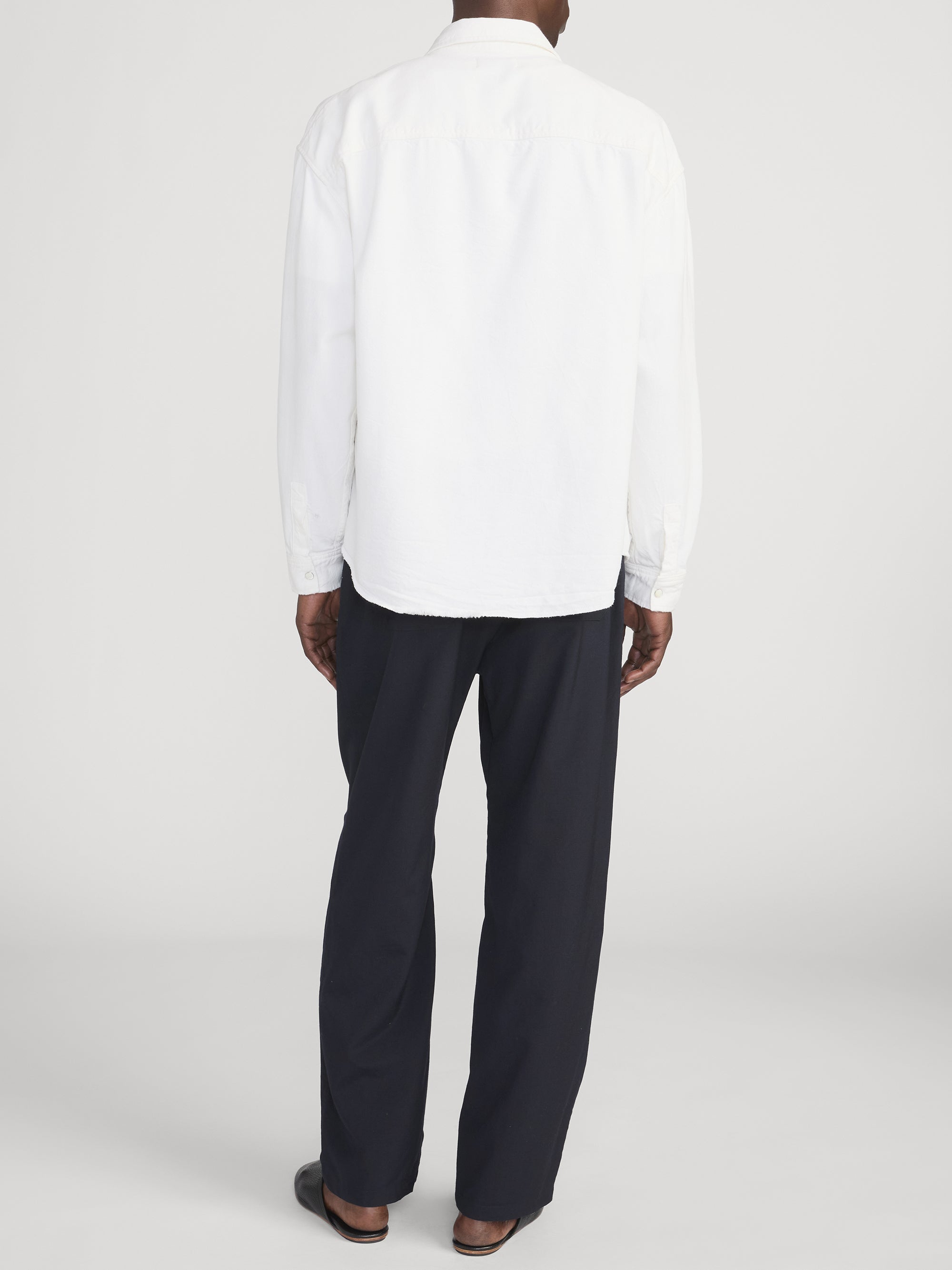 Relaxed Denim Shirt -- Off White