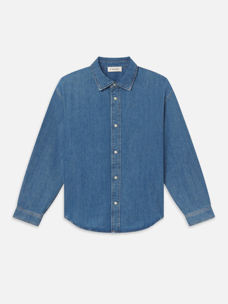 L/S CLASSIC DENIM SHIRT TIDEWASH