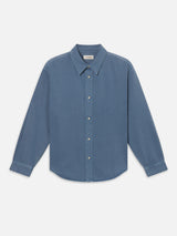 Classic Cotton Shirt -- Slate Blue