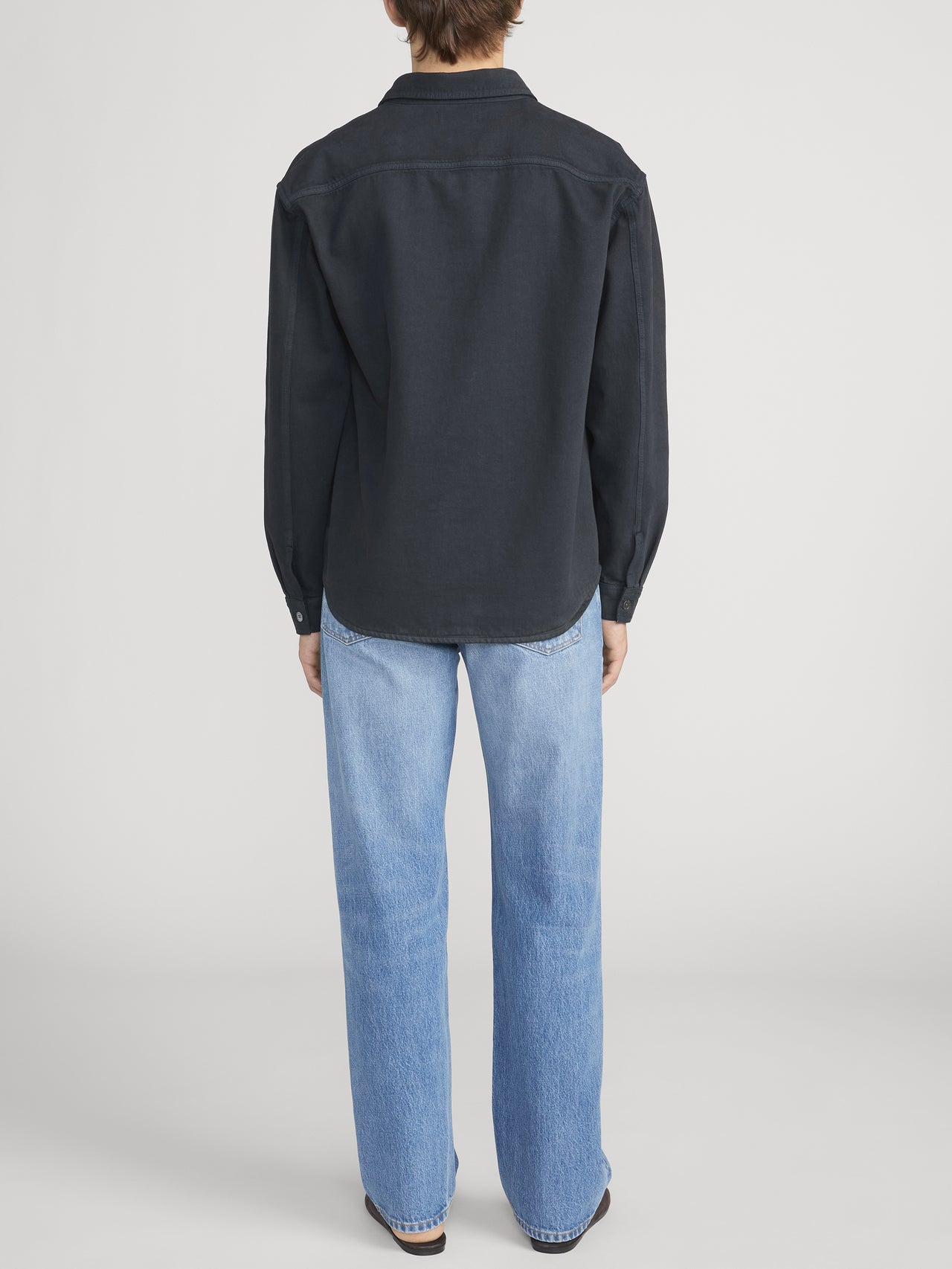 Denim Overshirt -- Dark Navy