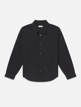 Denim Overshirt -- Dark Navy
