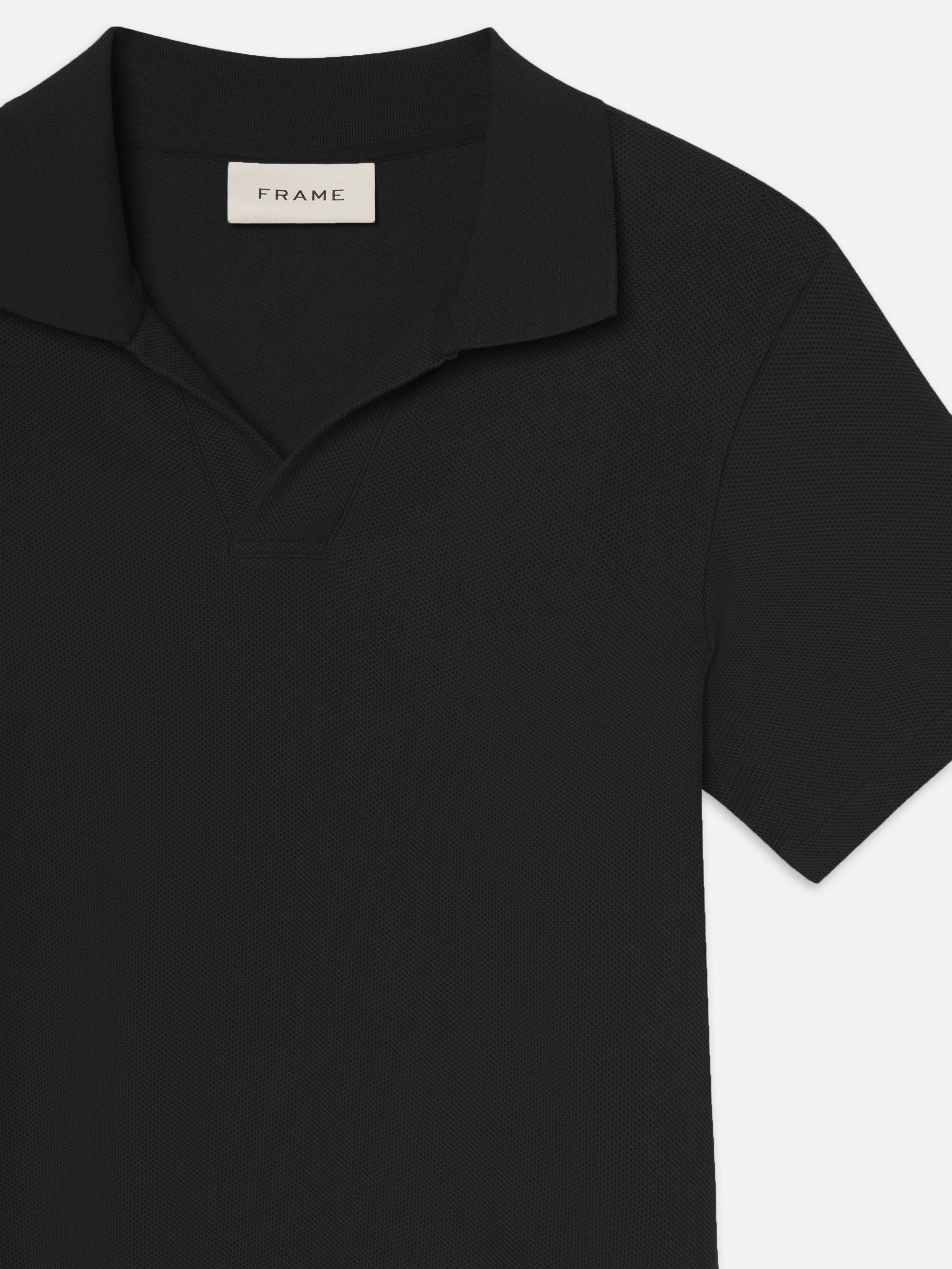 トップス VEILANCE FRAME SS POLO SHIRT BLACK XL Arc'teryx Veilance Frame Short Sleeve Polo Shirt Black at