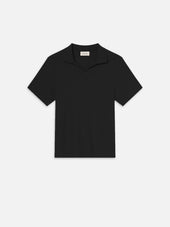 Jacquard Polo -- Black