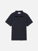 Jacquard Polo -- Dark Navy
