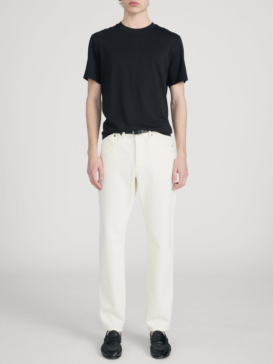 Tee on model front 