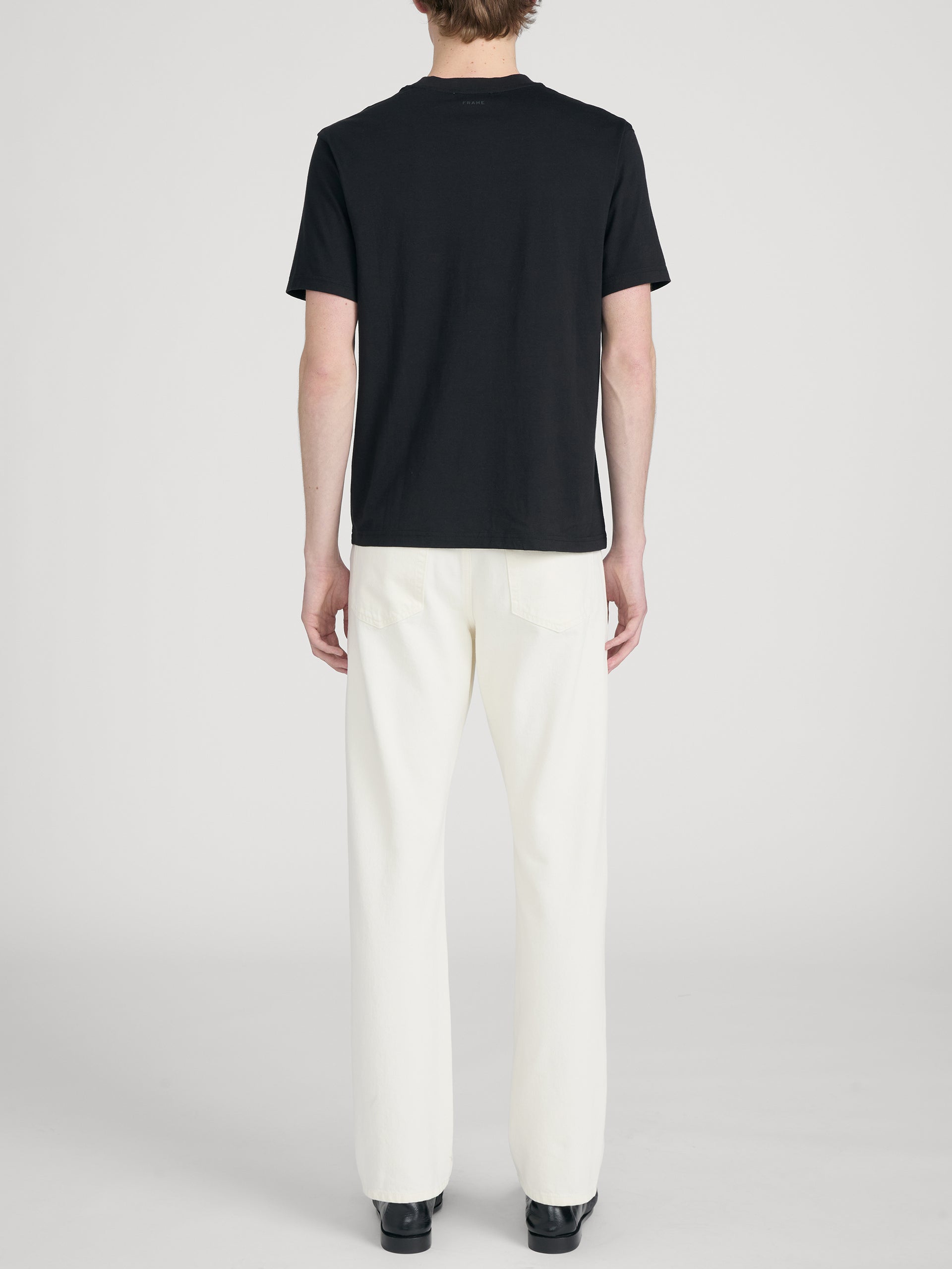 Tee on model back