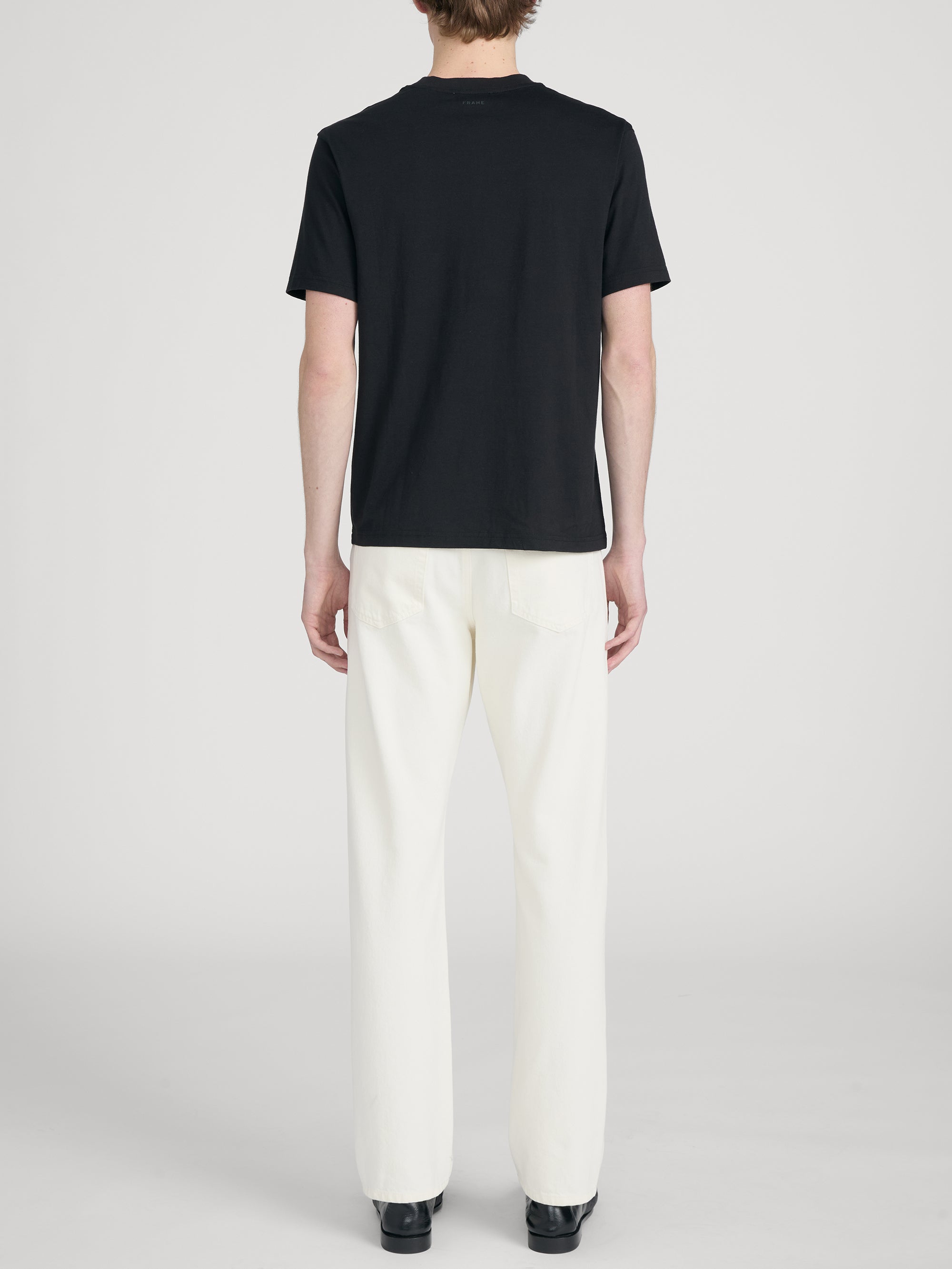 Tee on model back