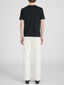 Tee on model back
