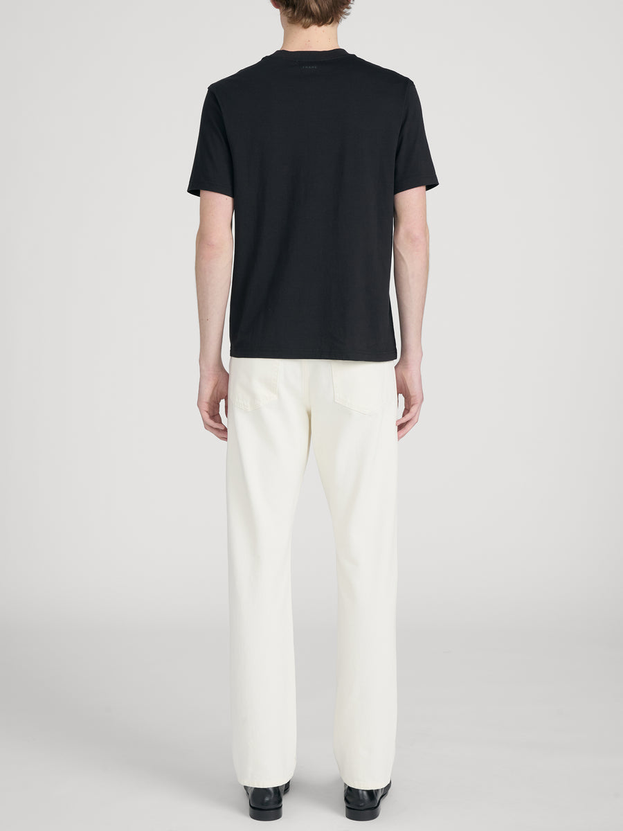 Tee on model back