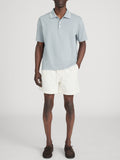 Light Pique Polo -- Blue Grey
