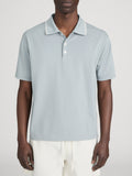 Light Pique Polo -- Blue Grey