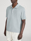 Light Pique Polo -- Blue Grey