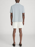 Light Pique Polo -- Blue Grey