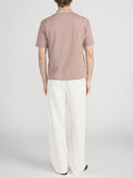Light Pique Polo -- Smoky Mauve
