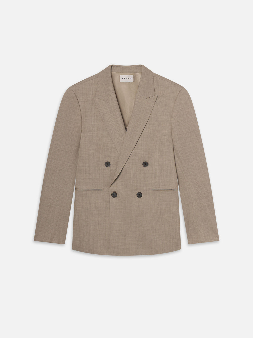 Double Breasted Blazer -- Vintage Khaki