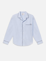 Sotheby's Unisex Pajama Shirt -- Blue Stripe
